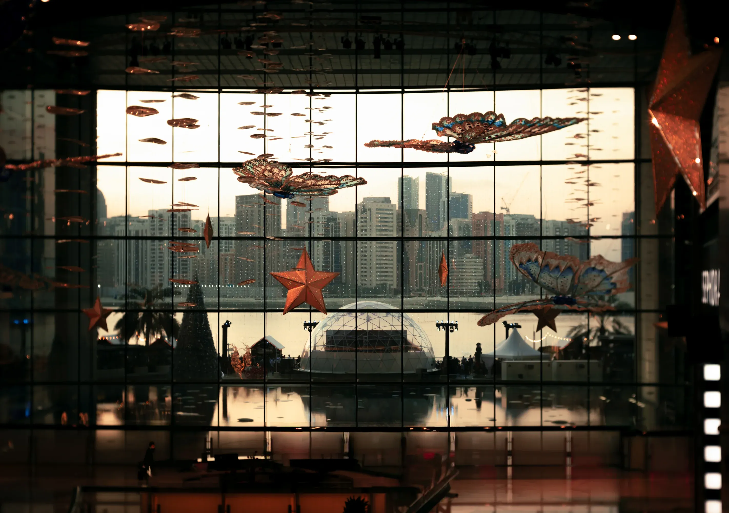 Black and white architecture shot, high contrast geometry.